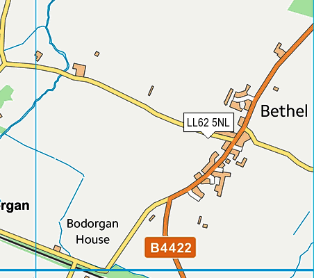LL62 5NL map - OS VectorMap District (Ordnance Survey)