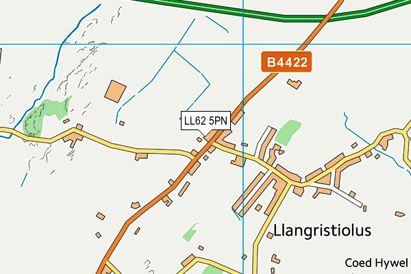 LL62 5PN map - OS VectorMap District (Ordnance Survey)