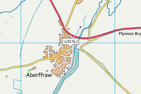 LL63 5LJ map - OS VectorMap District (Ordnance Survey)