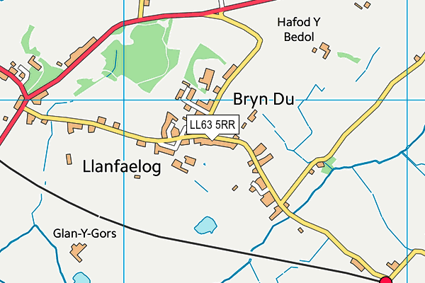 LL63 5RR map - OS VectorMap District (Ordnance Survey)