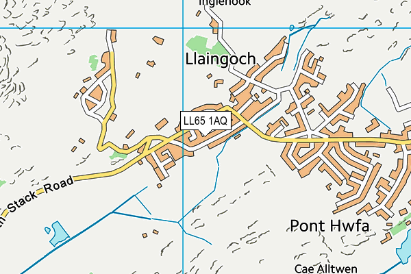 LL65 1AQ map - OS VectorMap District (Ordnance Survey)