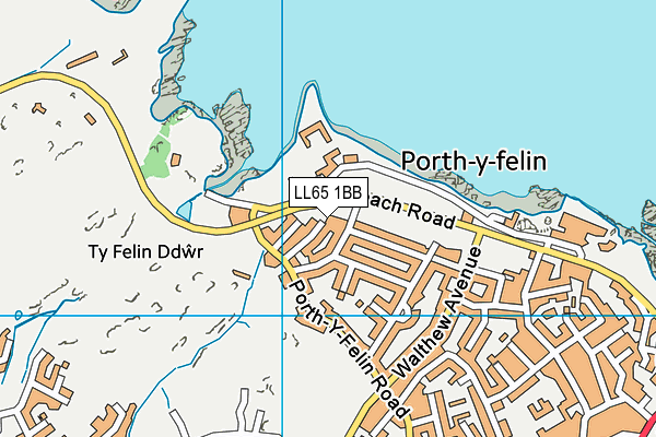 LL65 1BB map - OS VectorMap District (Ordnance Survey)