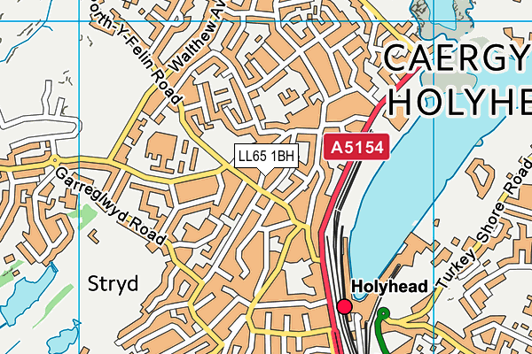 LL65 1BH map - OS VectorMap District (Ordnance Survey)