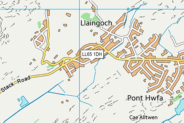 LL65 1DH map - OS VectorMap District (Ordnance Survey)