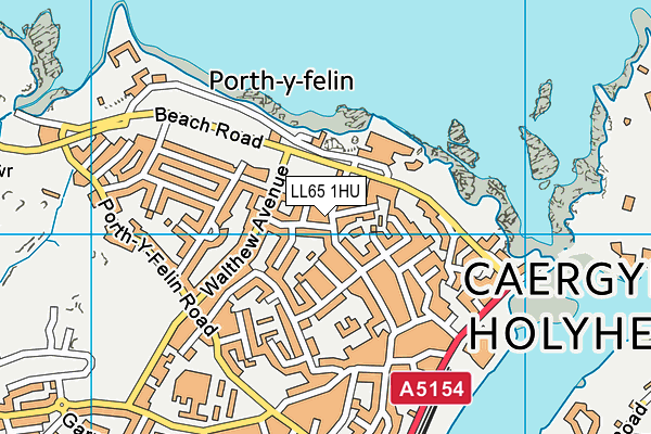 LL65 1HU map - OS VectorMap District (Ordnance Survey)