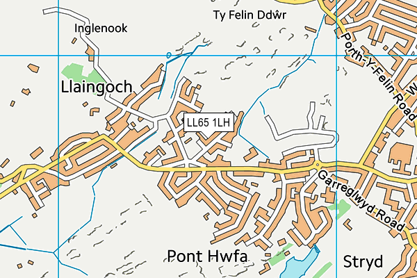 LL65 1LH map - OS VectorMap District (Ordnance Survey)