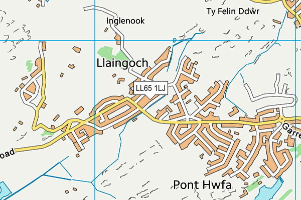 LL65 1LJ map - OS VectorMap District (Ordnance Survey)