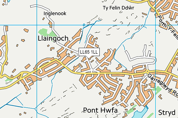 LL65 1LL map - OS VectorMap District (Ordnance Survey)