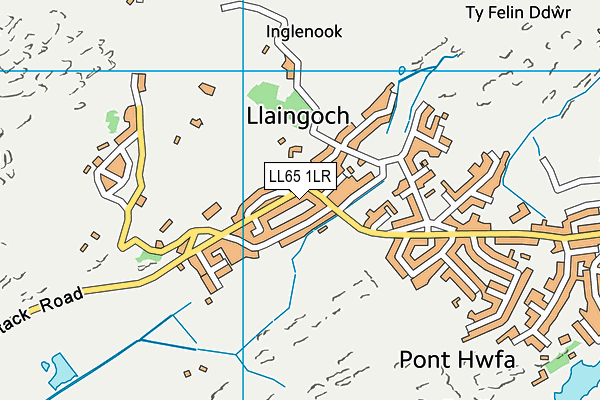 LL65 1LR map - OS VectorMap District (Ordnance Survey)