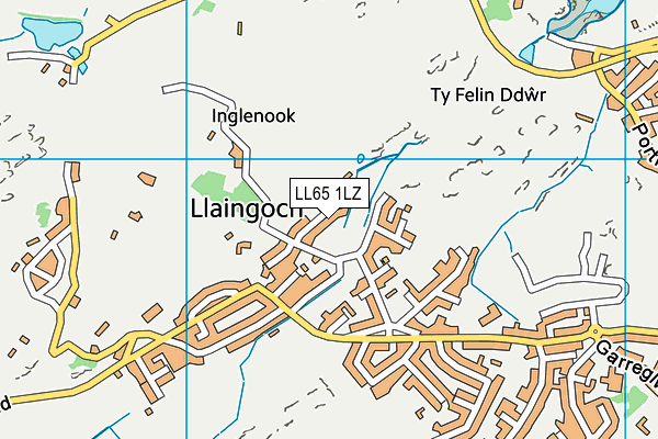 LL65 1LZ map - OS VectorMap District (Ordnance Survey)