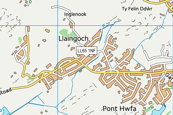 LL65 1NF map - OS VectorMap District (Ordnance Survey)