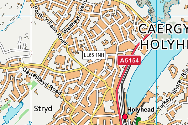 LL65 1NH map - OS VectorMap District (Ordnance Survey)