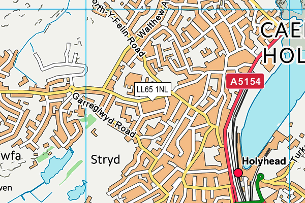 LL65 1NL map - OS VectorMap District (Ordnance Survey)