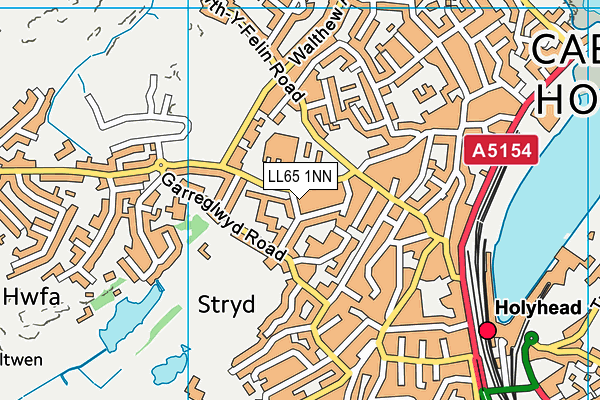 LL65 1NN map - OS VectorMap District (Ordnance Survey)