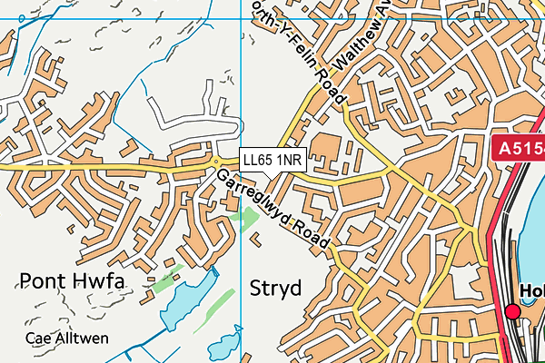 LL65 1NR map - OS VectorMap District (Ordnance Survey)