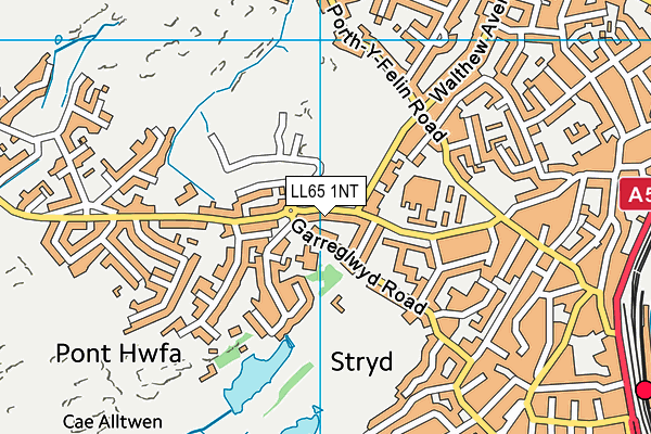 LL65 1NT map - OS VectorMap District (Ordnance Survey)