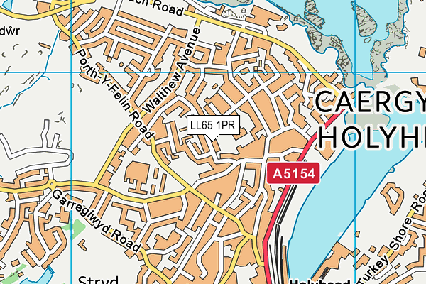LL65 1PR map - OS VectorMap District (Ordnance Survey)