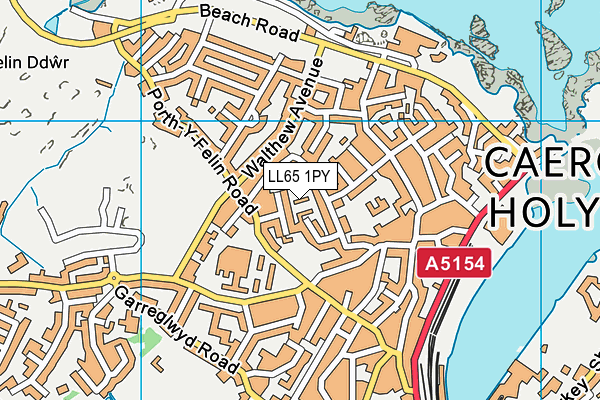 LL65 1PY map - OS VectorMap District (Ordnance Survey)