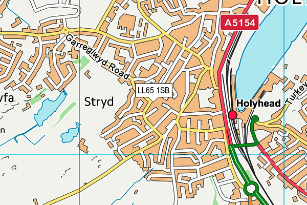 LL65 1SB map - OS VectorMap District (Ordnance Survey)