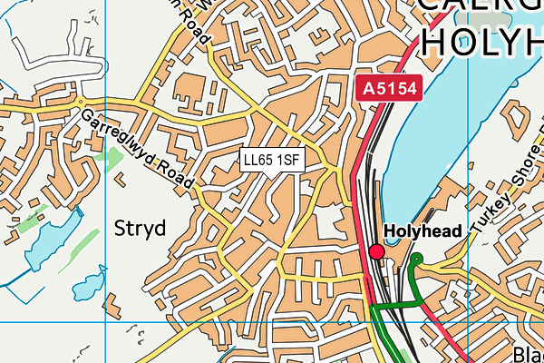 LL65 1SF map - OS VectorMap District (Ordnance Survey)