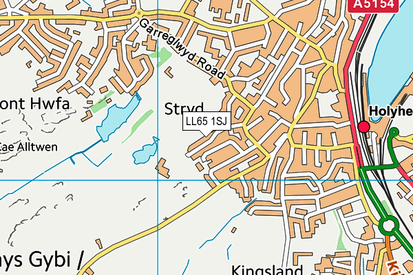 LL65 1SJ map - OS VectorMap District (Ordnance Survey)