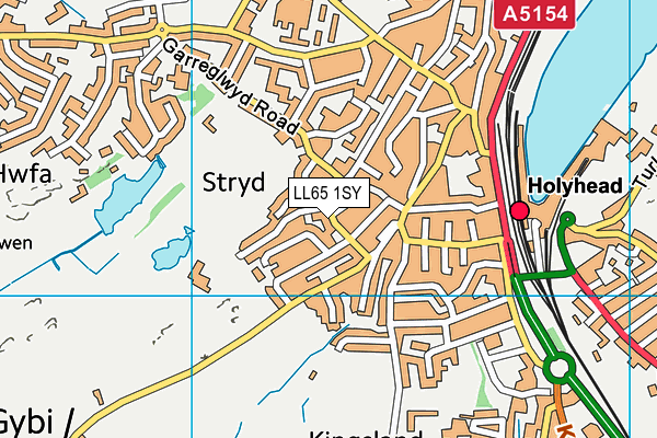 LL65 1SY map - OS VectorMap District (Ordnance Survey)