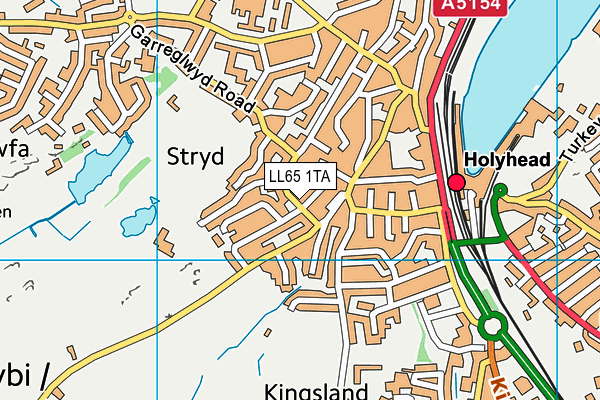 LL65 1TA map - OS VectorMap District (Ordnance Survey)