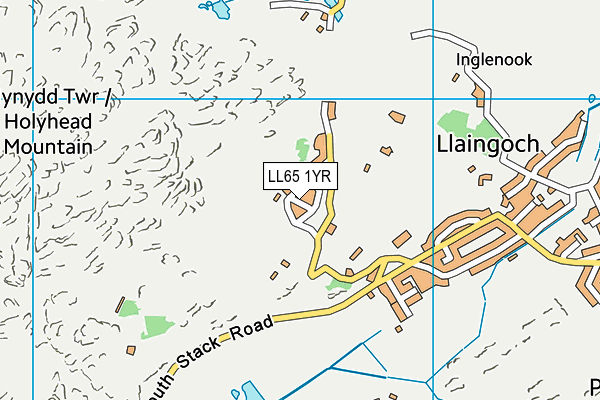 LL65 1YR map - OS VectorMap District (Ordnance Survey)