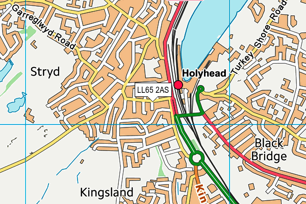 LL65 2AS map - OS VectorMap District (Ordnance Survey)