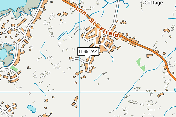 LL65 2AZ map - OS VectorMap District (Ordnance Survey)