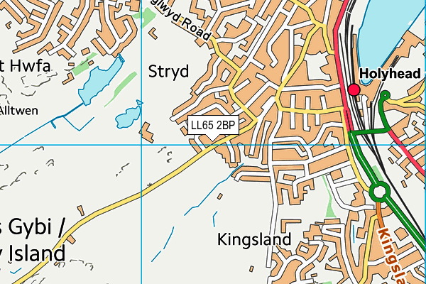 LL65 2BP map - OS VectorMap District (Ordnance Survey)