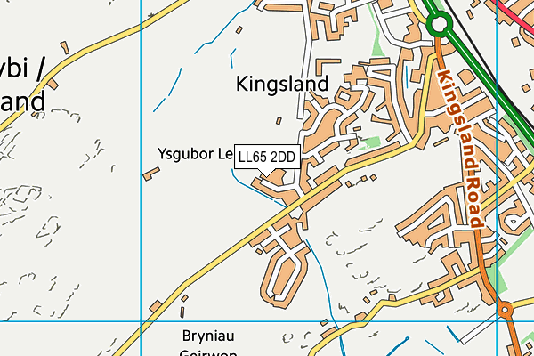 LL65 2DD map - OS VectorMap District (Ordnance Survey)