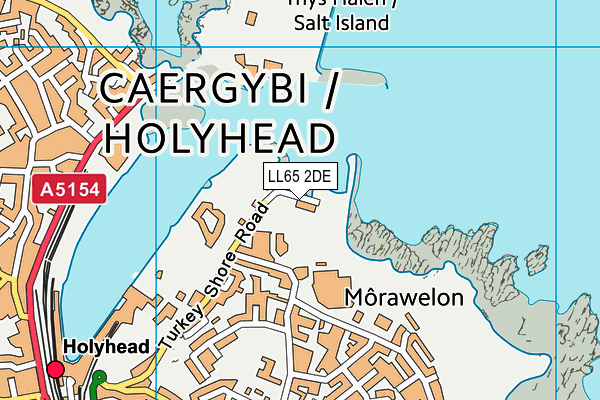 Map of HOLYHEAD DEEP LIMITED at district scale