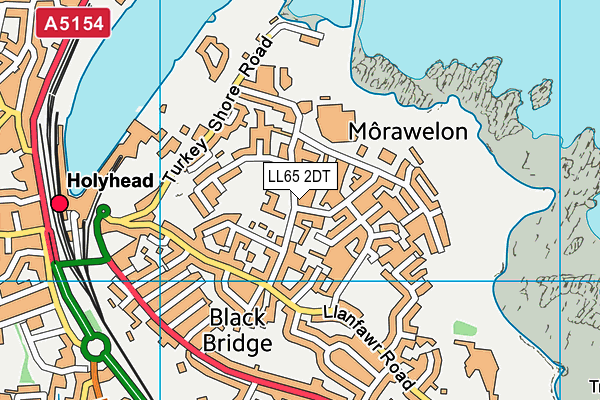 LL65 2DT map - OS VectorMap District (Ordnance Survey)