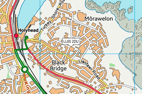 LL65 2DU map - OS VectorMap District (Ordnance Survey)