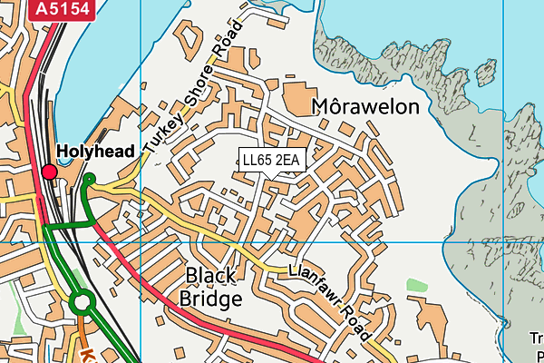 LL65 2EA map - OS VectorMap District (Ordnance Survey)