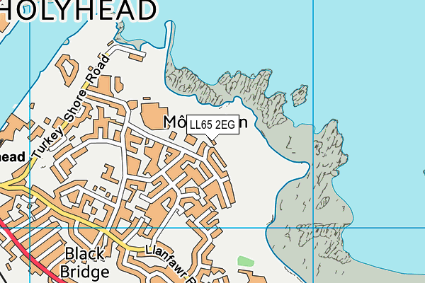 LL65 2EG map - OS VectorMap District (Ordnance Survey)