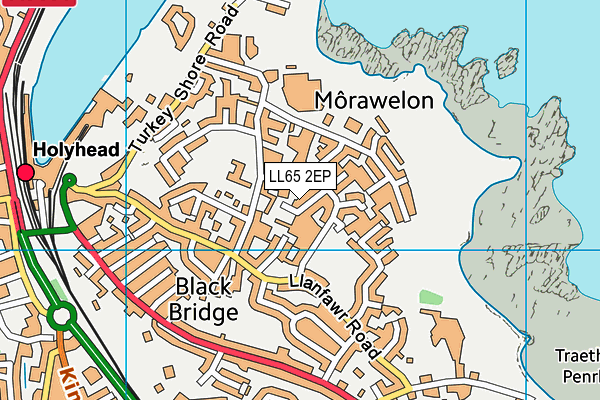 LL65 2EP map - OS VectorMap District (Ordnance Survey)