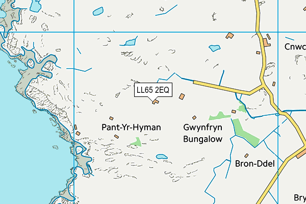 LL65 2EQ map - OS VectorMap District (Ordnance Survey)