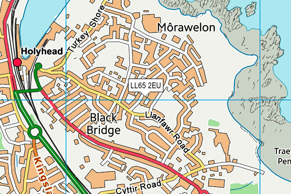 LL65 2EU map - OS VectorMap District (Ordnance Survey)