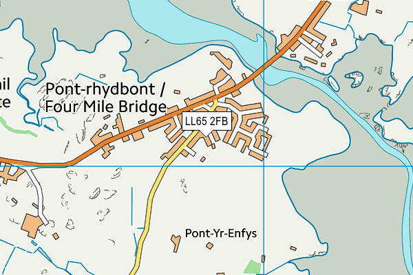 LL65 2FB map - OS VectorMap District (Ordnance Survey)