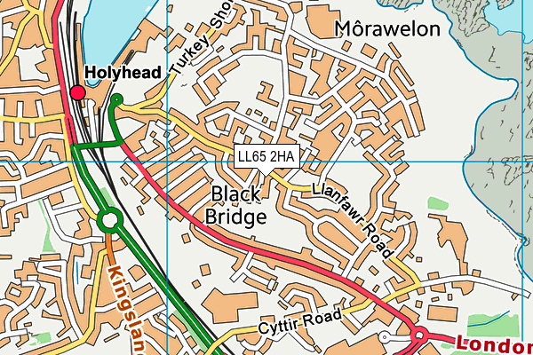 LL65 2HA map - OS VectorMap District (Ordnance Survey)