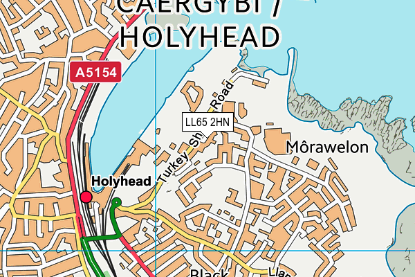 LL65 2HN map - OS VectorMap District (Ordnance Survey)