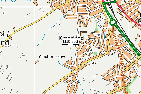 LL65 2LG map - OS VectorMap District (Ordnance Survey)