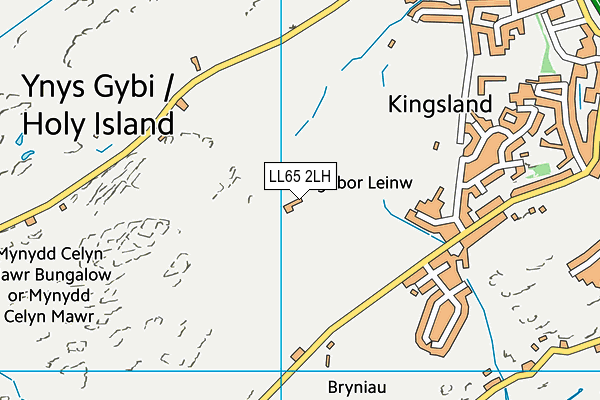 LL65 2LH map - OS VectorMap District (Ordnance Survey)