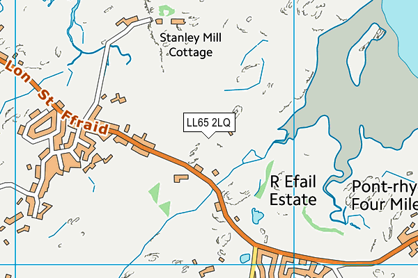 LL65 2LQ map - OS VectorMap District (Ordnance Survey)