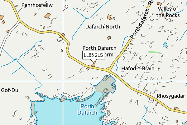 LL65 2LS map - OS VectorMap District (Ordnance Survey)