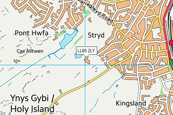 LL65 2LY map - OS VectorMap District (Ordnance Survey)