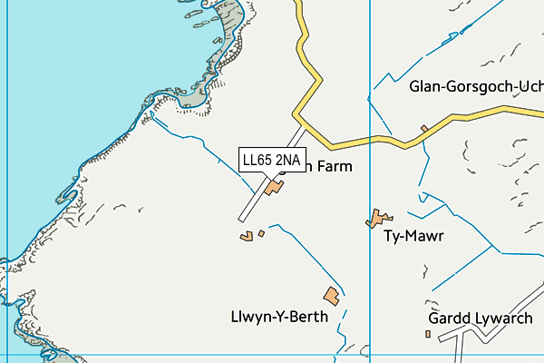 LL65 2NA map - OS VectorMap District (Ordnance Survey)