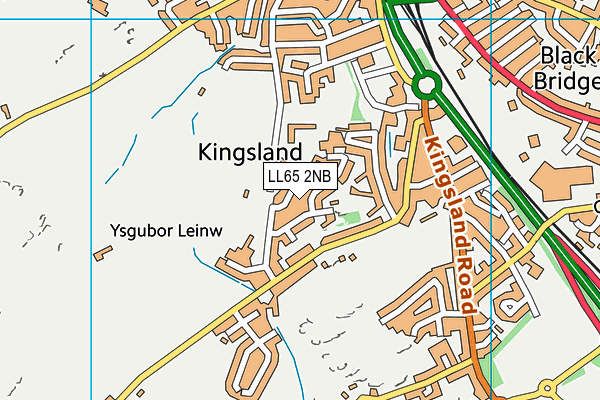 LL65 2NB map - OS VectorMap District (Ordnance Survey)